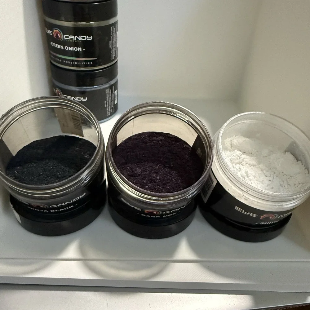 Eye Candy Pigments – Lot of 6 – Opened – Resin/Epoxy Mica Powder Set